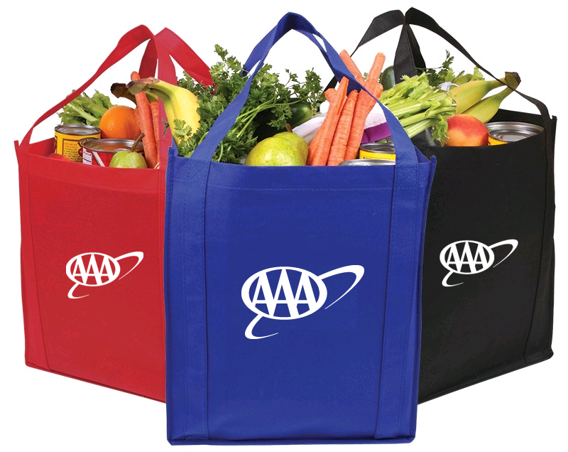 Non-Woven Grocery Tote Bag (Sold Per Case)