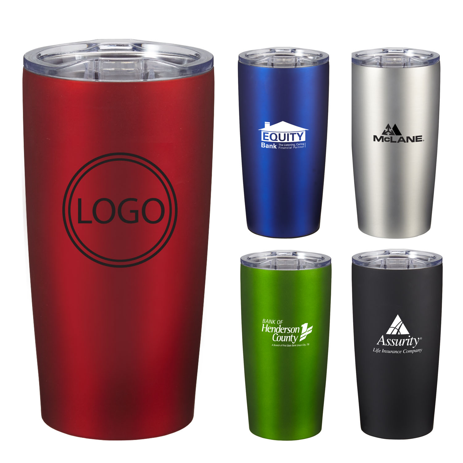 Powder Coated Stainless Steel Tumbler