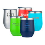 12 oz Stainless Steel Wine Tumbler