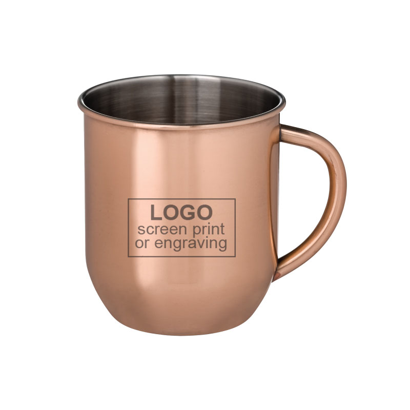 17 oz Copper Plated Stainless Moscow Mule Mug