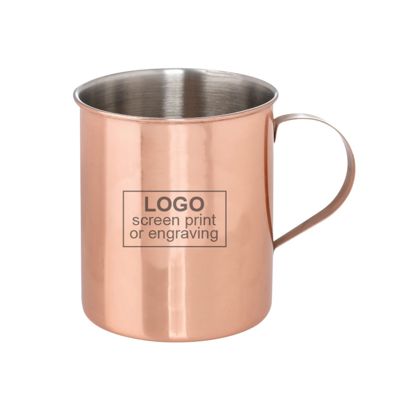 12 oz Copper Plated Stainless Moscow Mule Mug