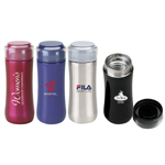 Sleek Vacuum Flask w/ Tea Strainer