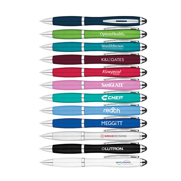 Metallic Ballpoint Stylus Pen