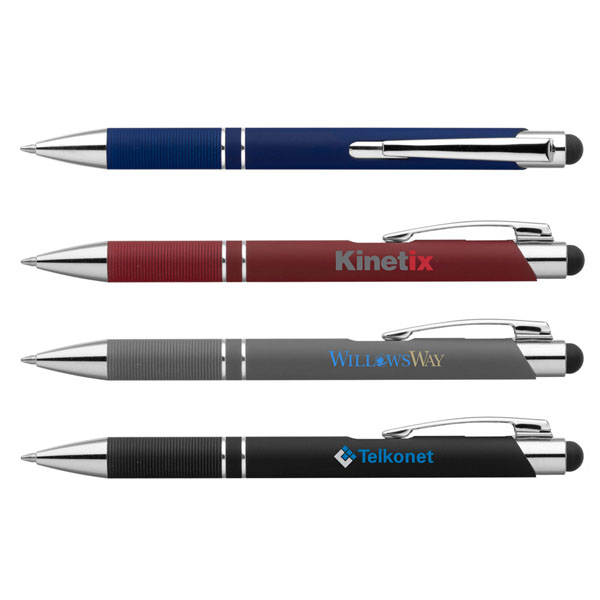 Soft Rubber Barrel Stylus Pen