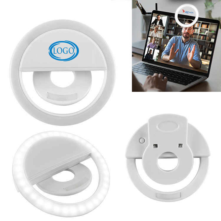 Video Call Light Ring with Clip