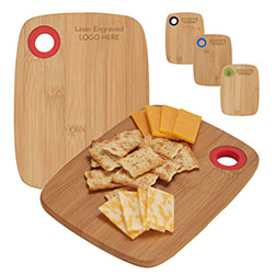 Bamboo Cutting Board with Silicone Ring